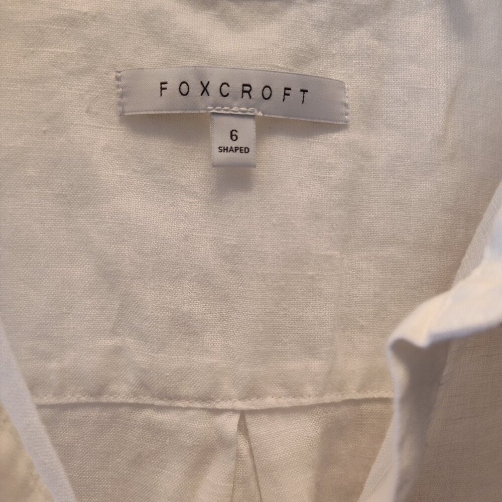 White linen blouse